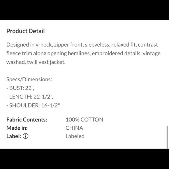 B11P🤎POL perfect faux shearling brown vest w/amazing embroidery+faux fur… - Picture 11 of 14